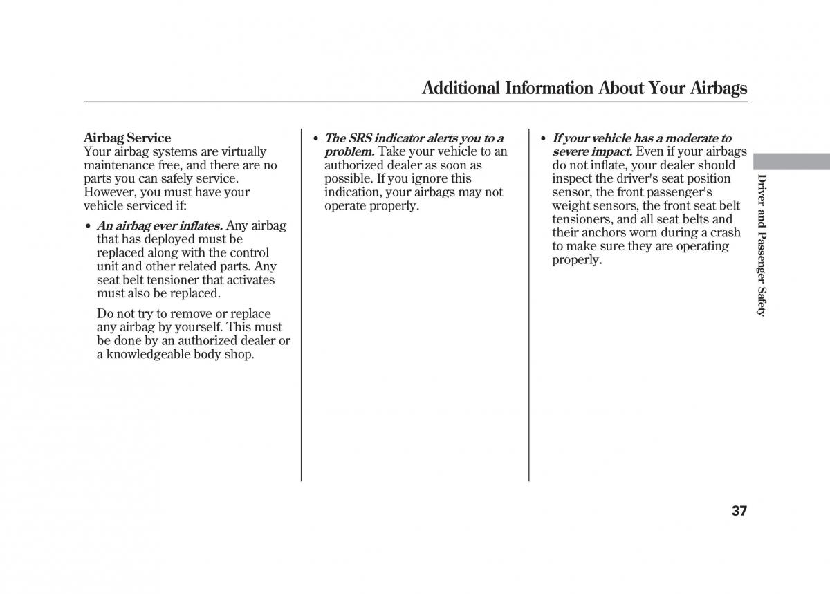 Acura MDX II 2 owners manual / page 44