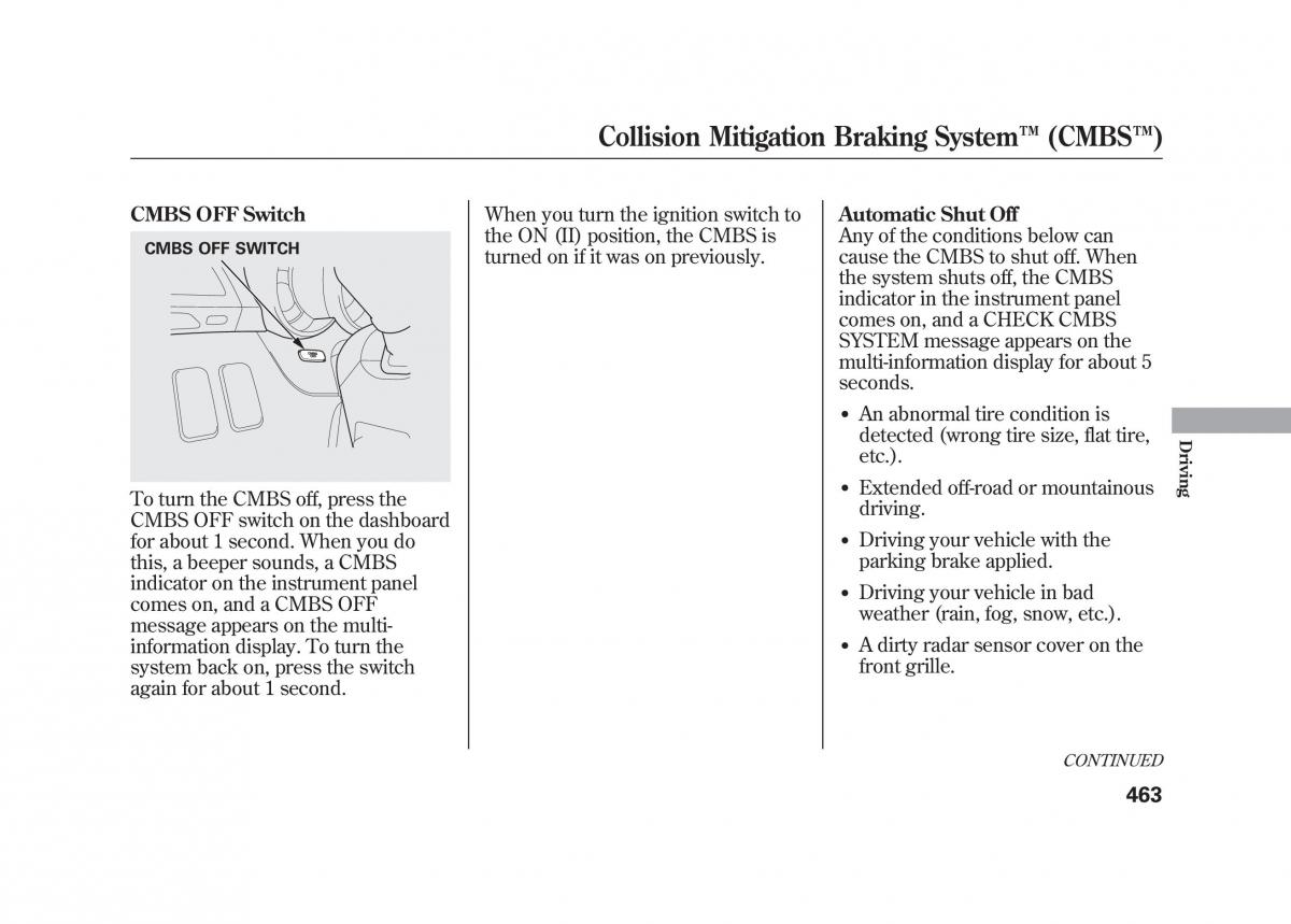 Acura MDX II 2 owners manual / page 470