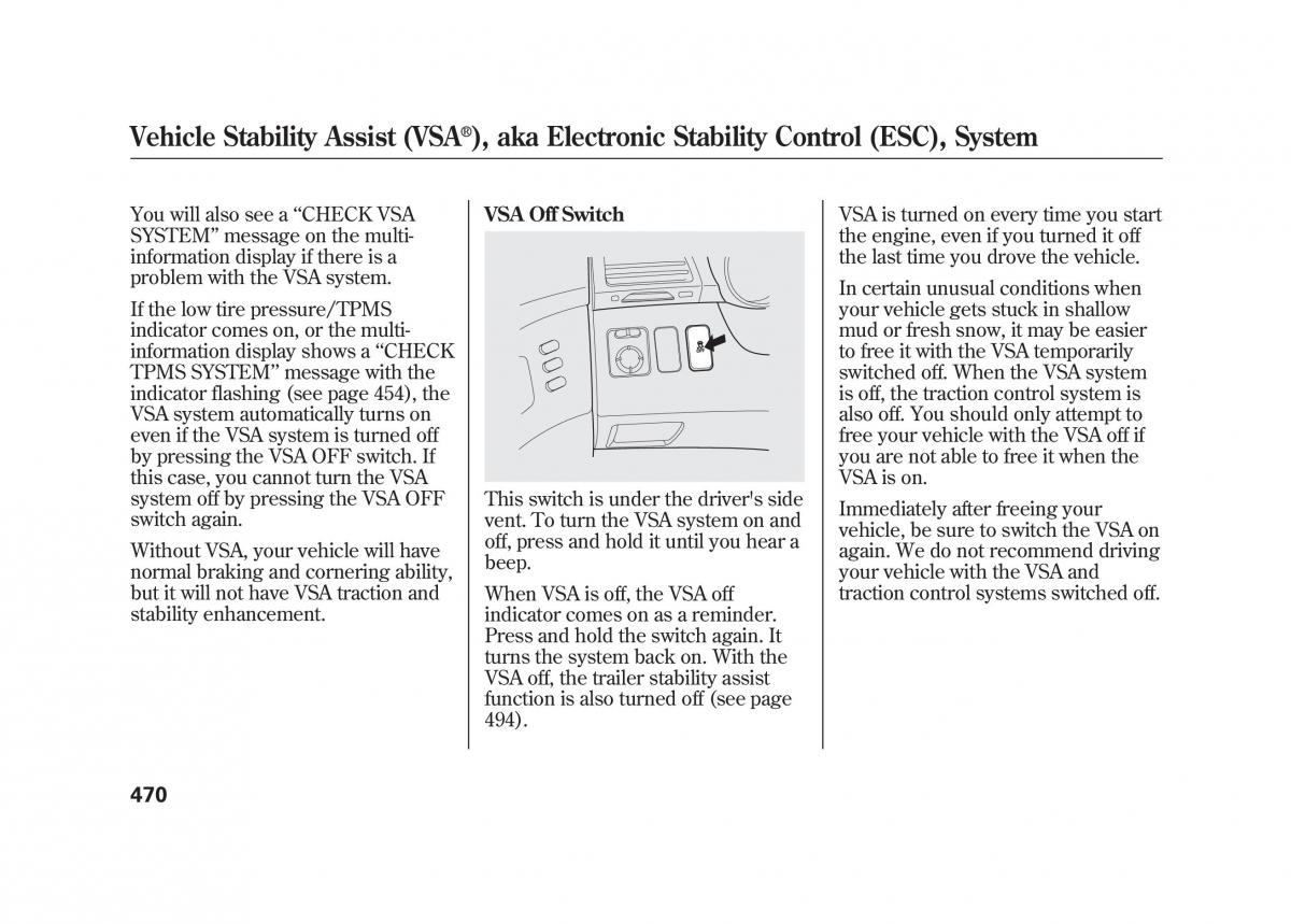 Acura MDX II 2 owners manual / page 477