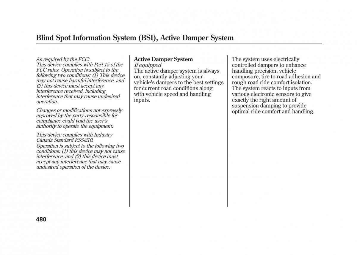 Acura MDX II 2 owners manual / page 487