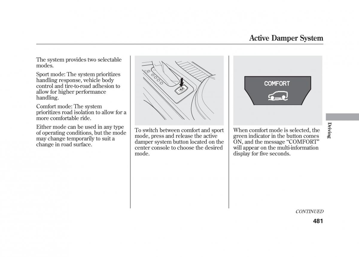 Acura MDX II 2 owners manual / page 488