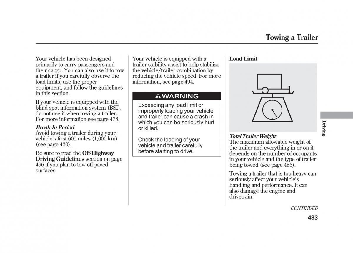 Acura MDX II 2 owners manual / page 490