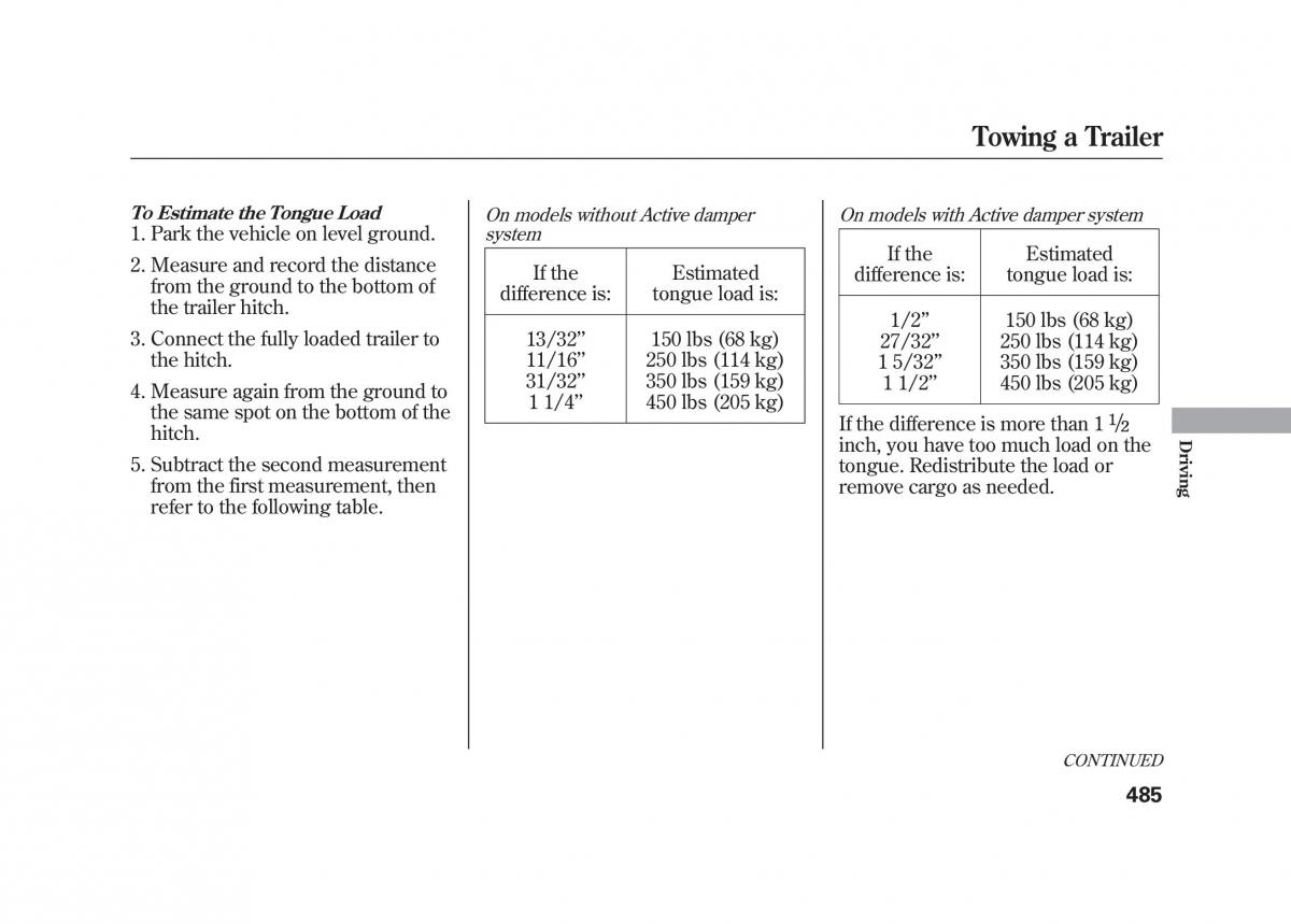 Acura MDX II 2 owners manual / page 492