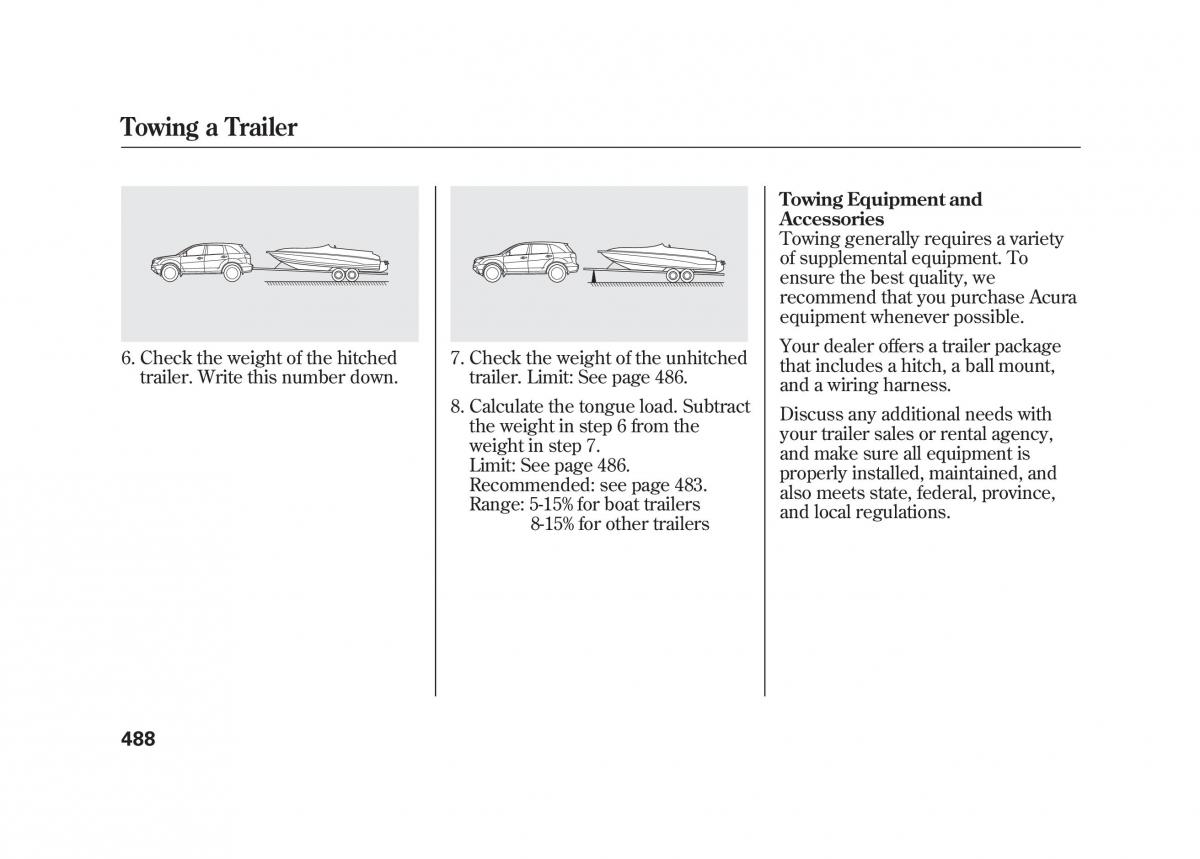 Acura MDX II 2 owners manual / page 495