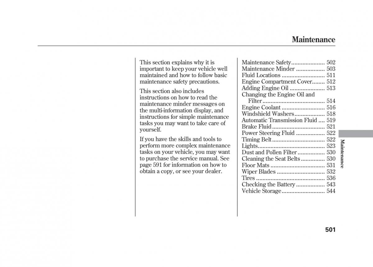 Acura MDX II 2 owners manual / page 508