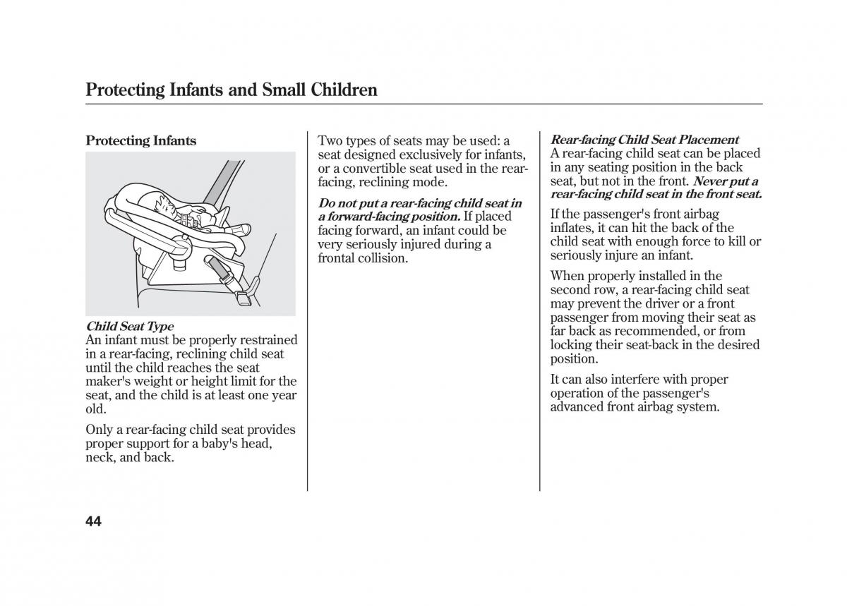 Acura MDX II 2 owners manual / page 51