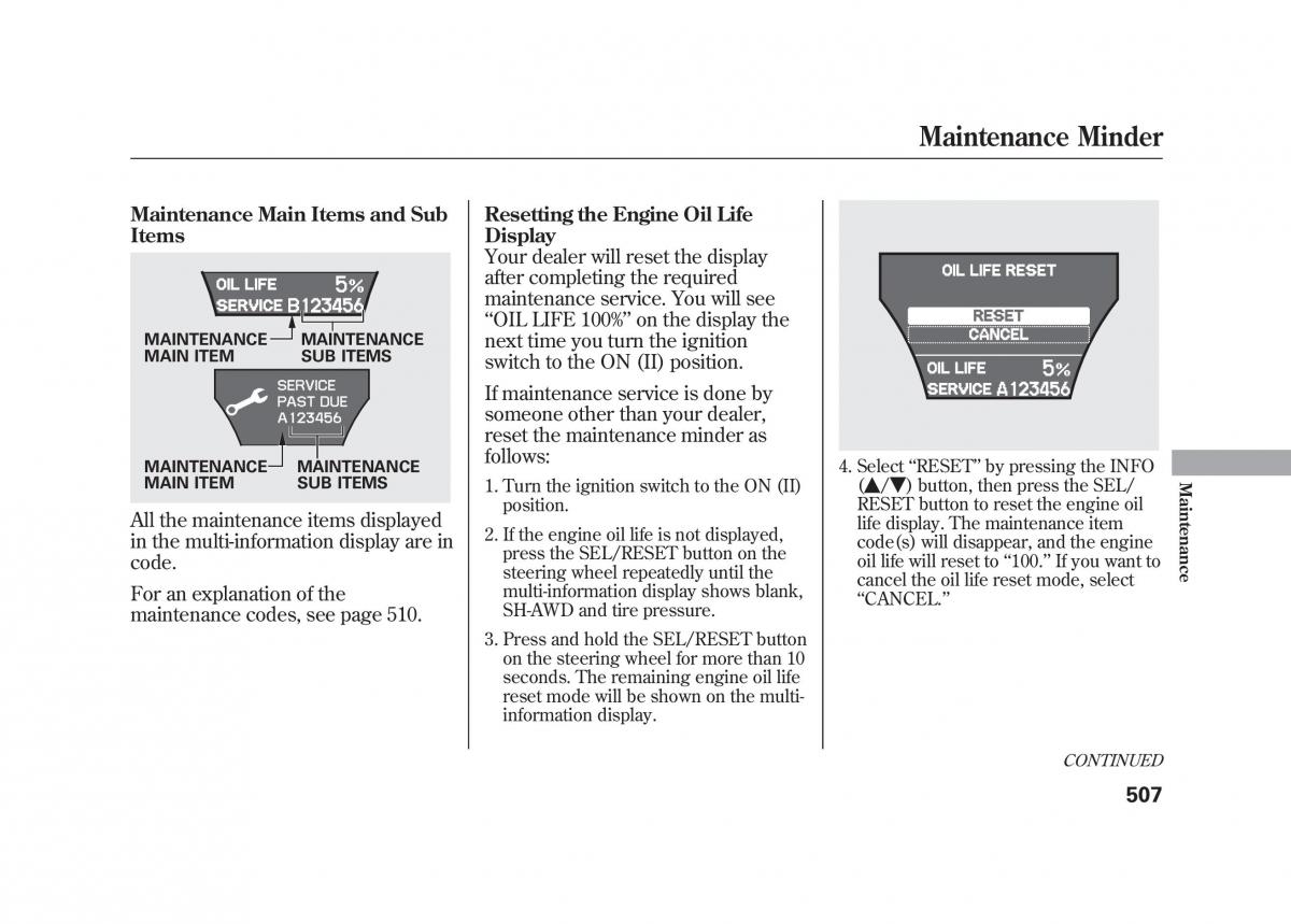 Acura MDX II 2 owners manual / page 514