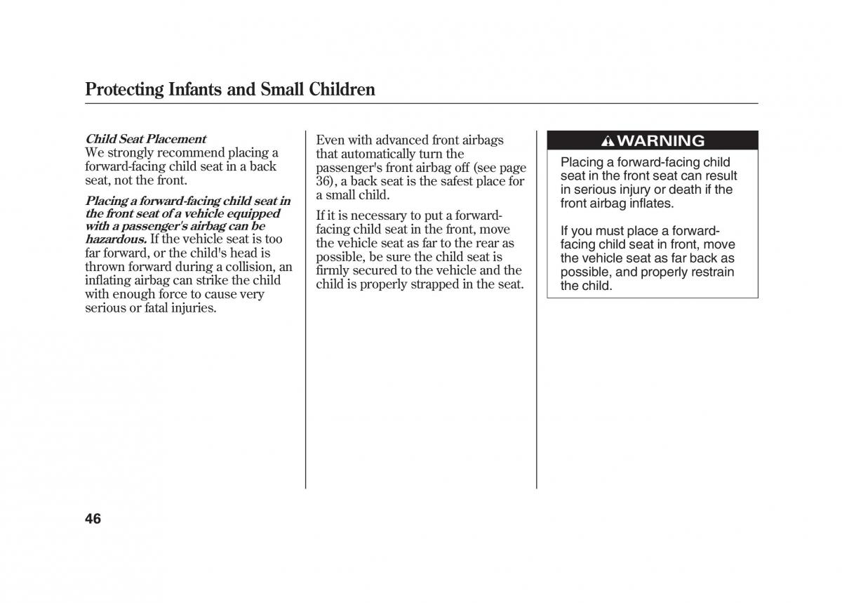 Acura MDX II 2 owners manual / page 53