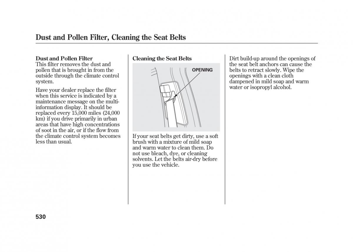 Acura MDX II 2 owners manual / page 537