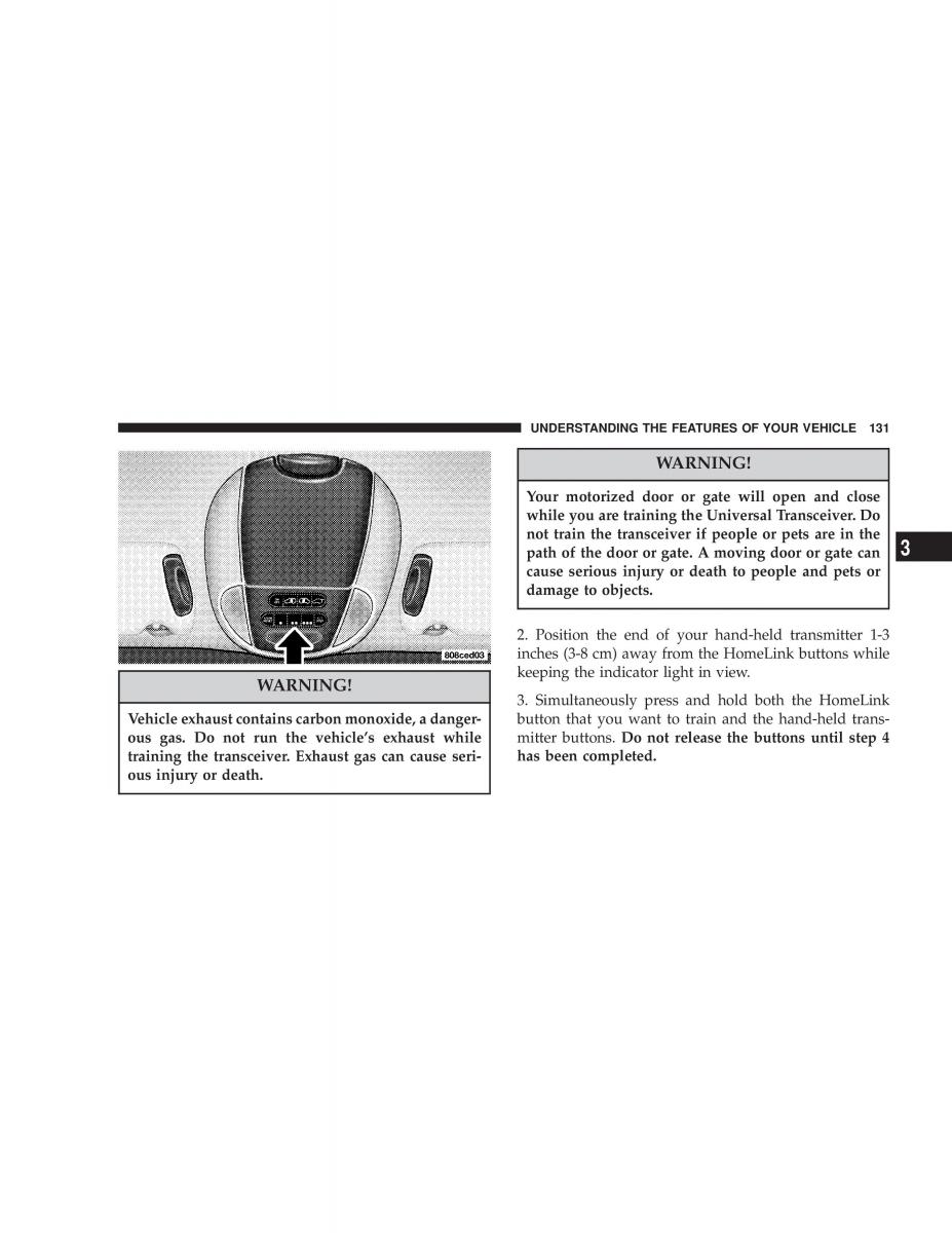 manual  Chrysler Voyager Town and Country Plymouth Voyager owners manual / page 131