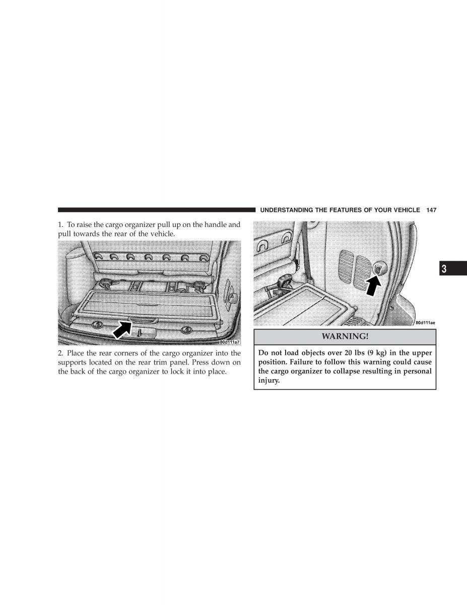 manual  Chrysler Voyager Town and Country Plymouth Voyager owners manual / page 147