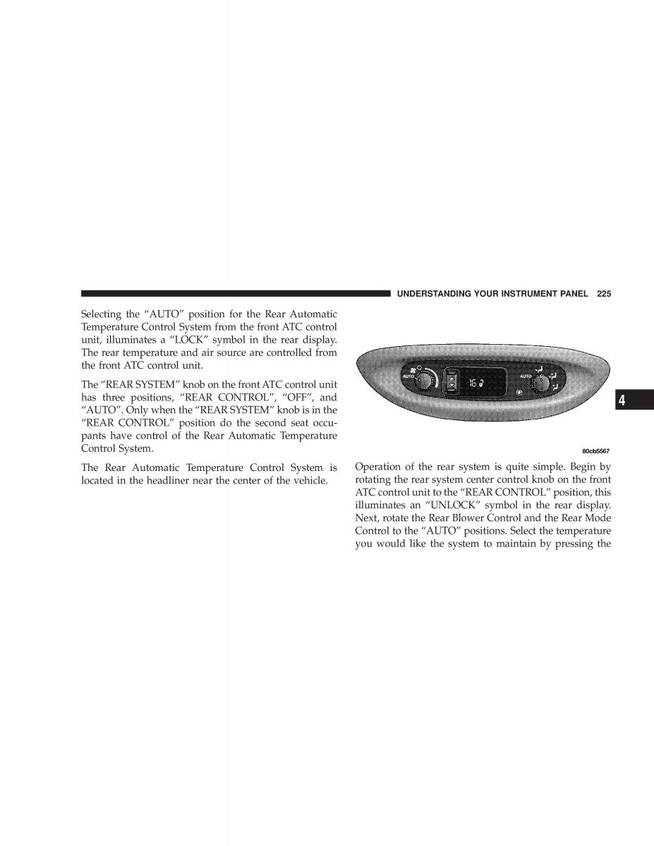 manual  Chrysler Voyager Town and Country Plymouth Voyager owners manual / page 225