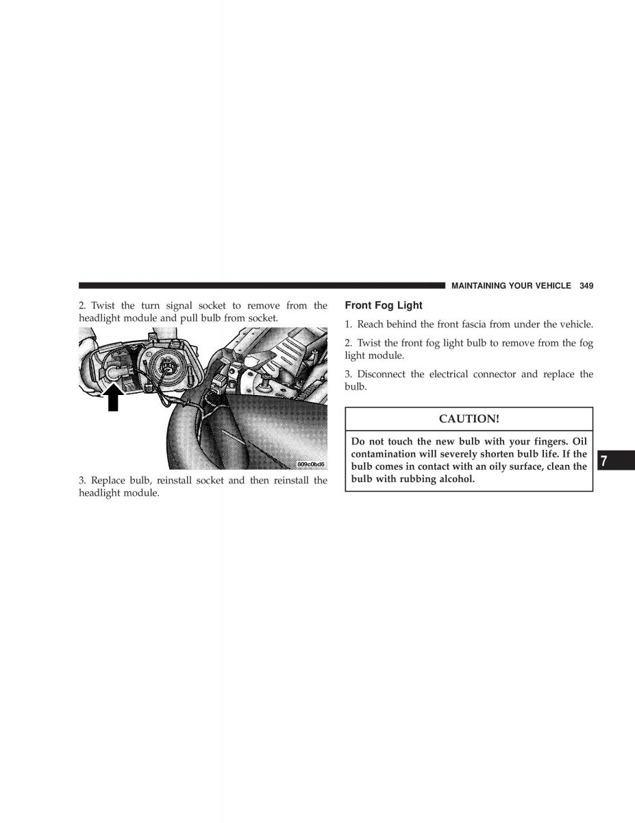 manual  Chrysler Voyager Town and Country Plymouth Voyager owners manual / page 349