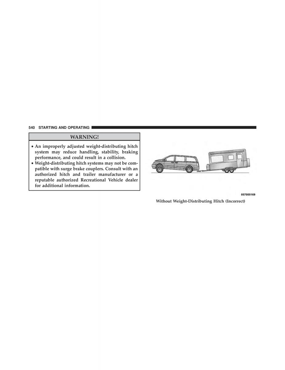 Chrysler Grand Voyager V 5 Town and Country Lancia Voyager owners manual / page 542