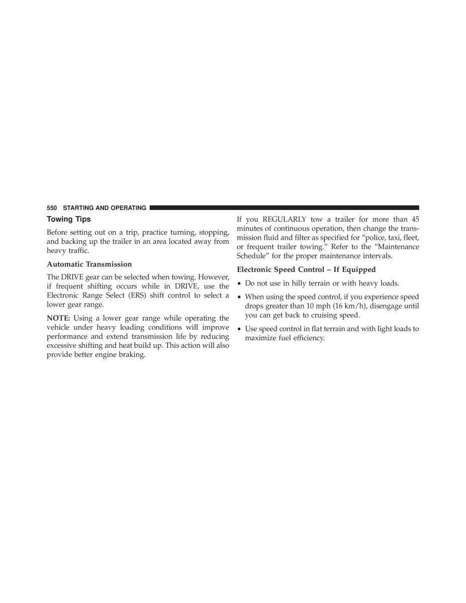 Chrysler Grand Voyager V 5 Town and Country Lancia Voyager owners manual / page 552