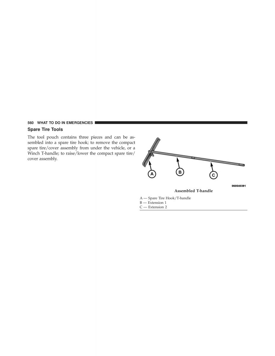 Chrysler Grand Voyager V 5 Town and Country Lancia Voyager owners manual / page 562