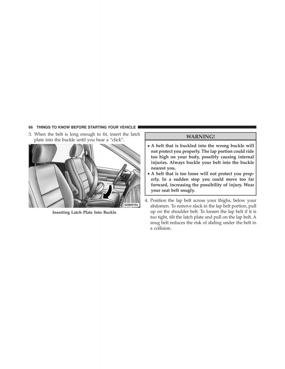 Chrysler Grand Voyager V 5 Town and Country Lancia Voyager owners manual / page 68