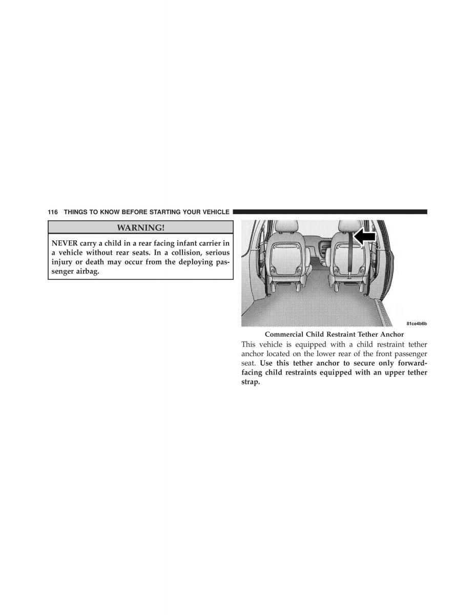 Chrysler Grand Voyager V 5 Town and Country Lancia Voyager owners manual / page 118