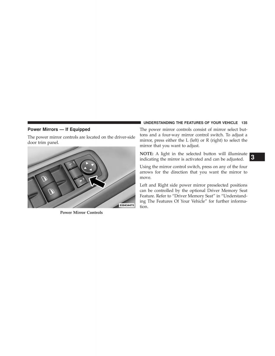 Chrysler Grand Voyager V 5 Town and Country Lancia Voyager owners manual / page 137