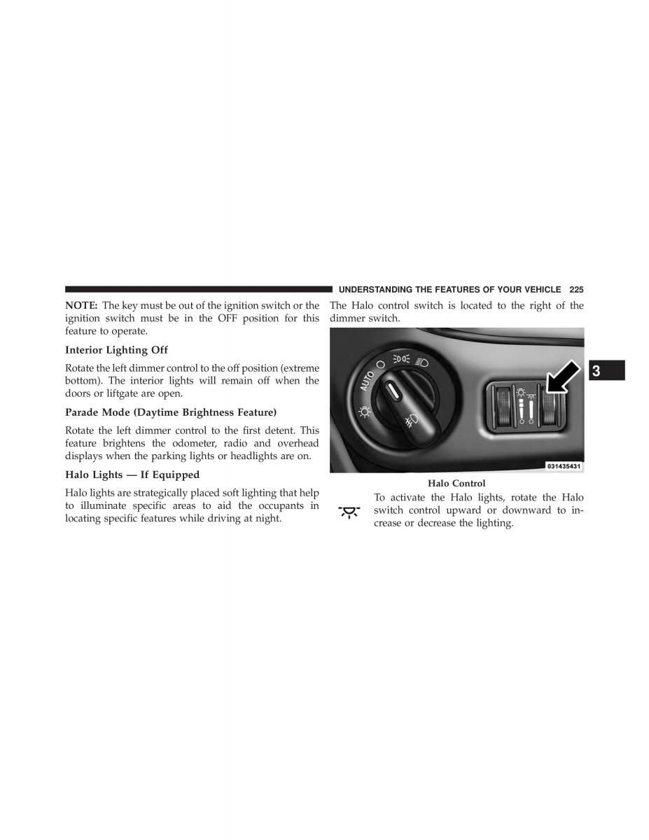 Chrysler Grand Voyager V 5 Town and Country Lancia Voyager owners manual / page 227