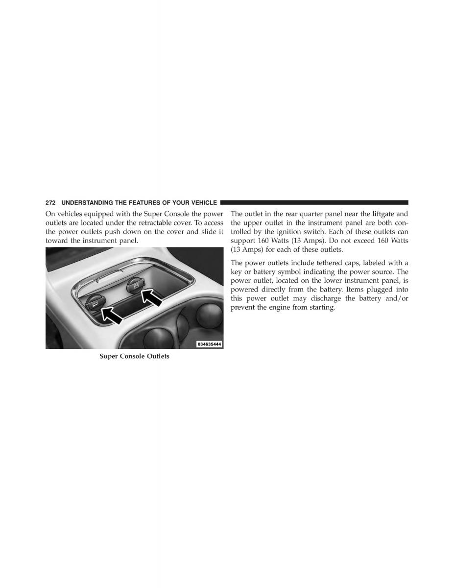 Chrysler Grand Voyager V 5 Town and Country Lancia Voyager owners manual / page 274