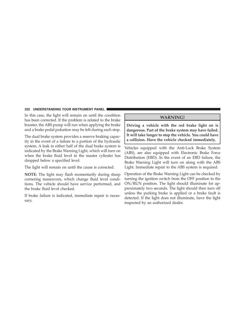 Chrysler Grand Voyager V 5 Town and Country Lancia Voyager owners manual / page 324