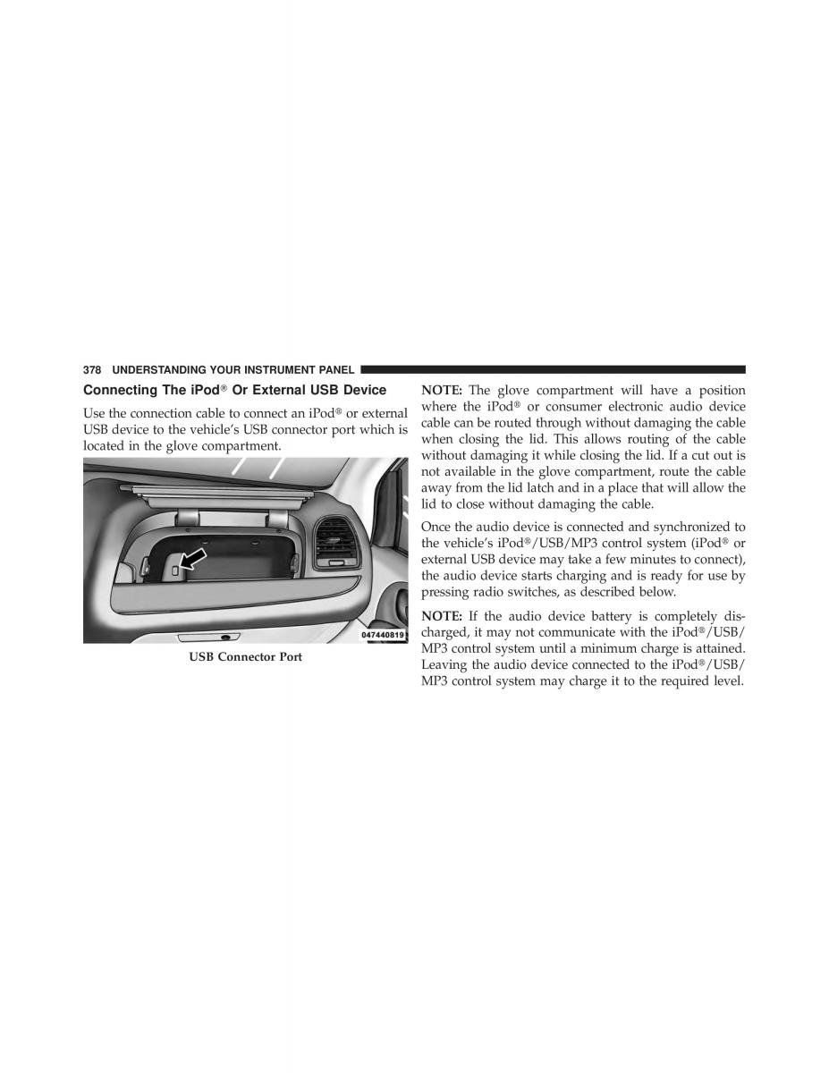 Chrysler Grand Voyager V 5 Town and Country Lancia Voyager owners manual / page 380