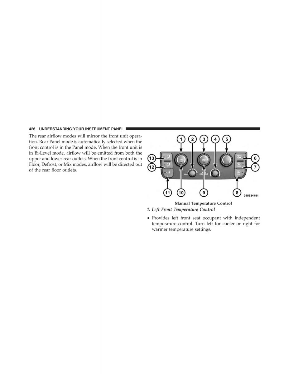 Chrysler Grand Voyager V 5 Town and Country Lancia Voyager owners manual / page 428