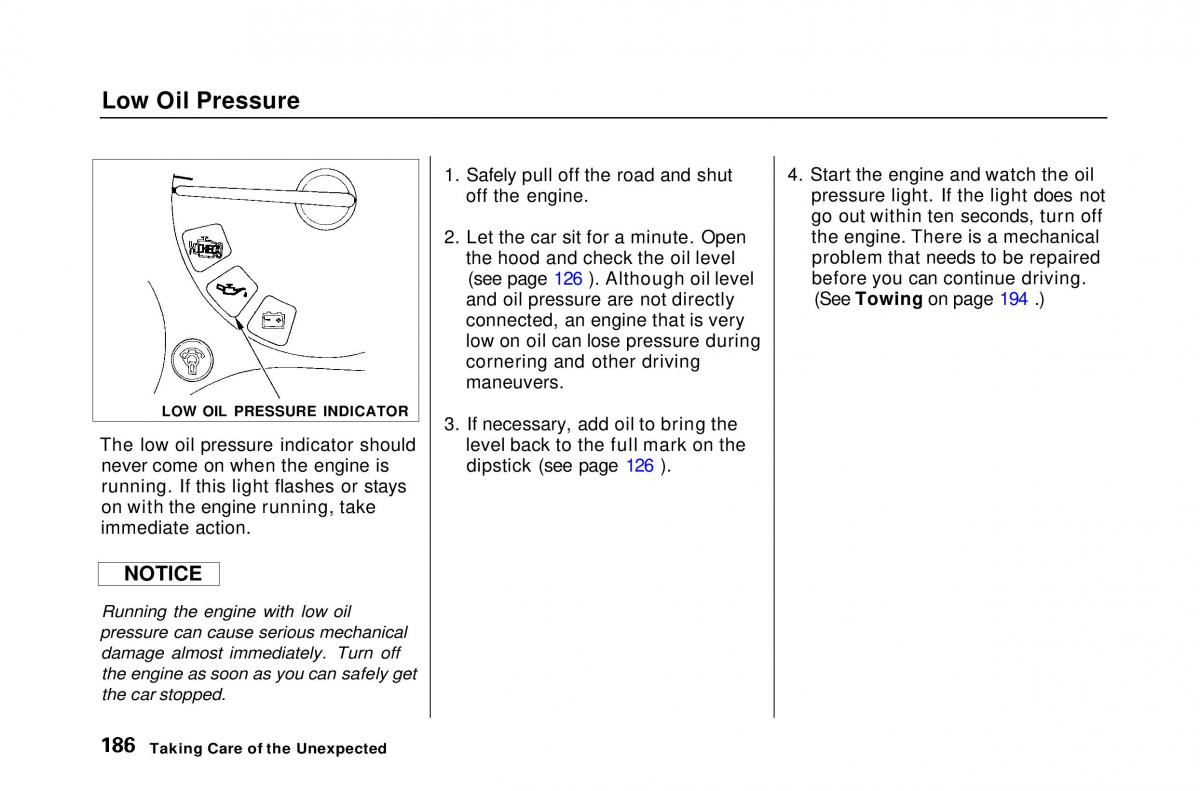 Honda Civic Del Sol CR X owners manual / page 184