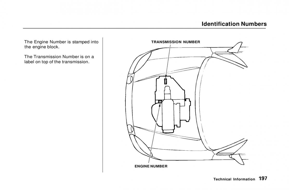 Honda Civic Del Sol CR X owners manual / page 195