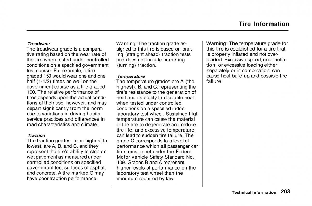 Honda Civic Del Sol CR X owners manual / page 201