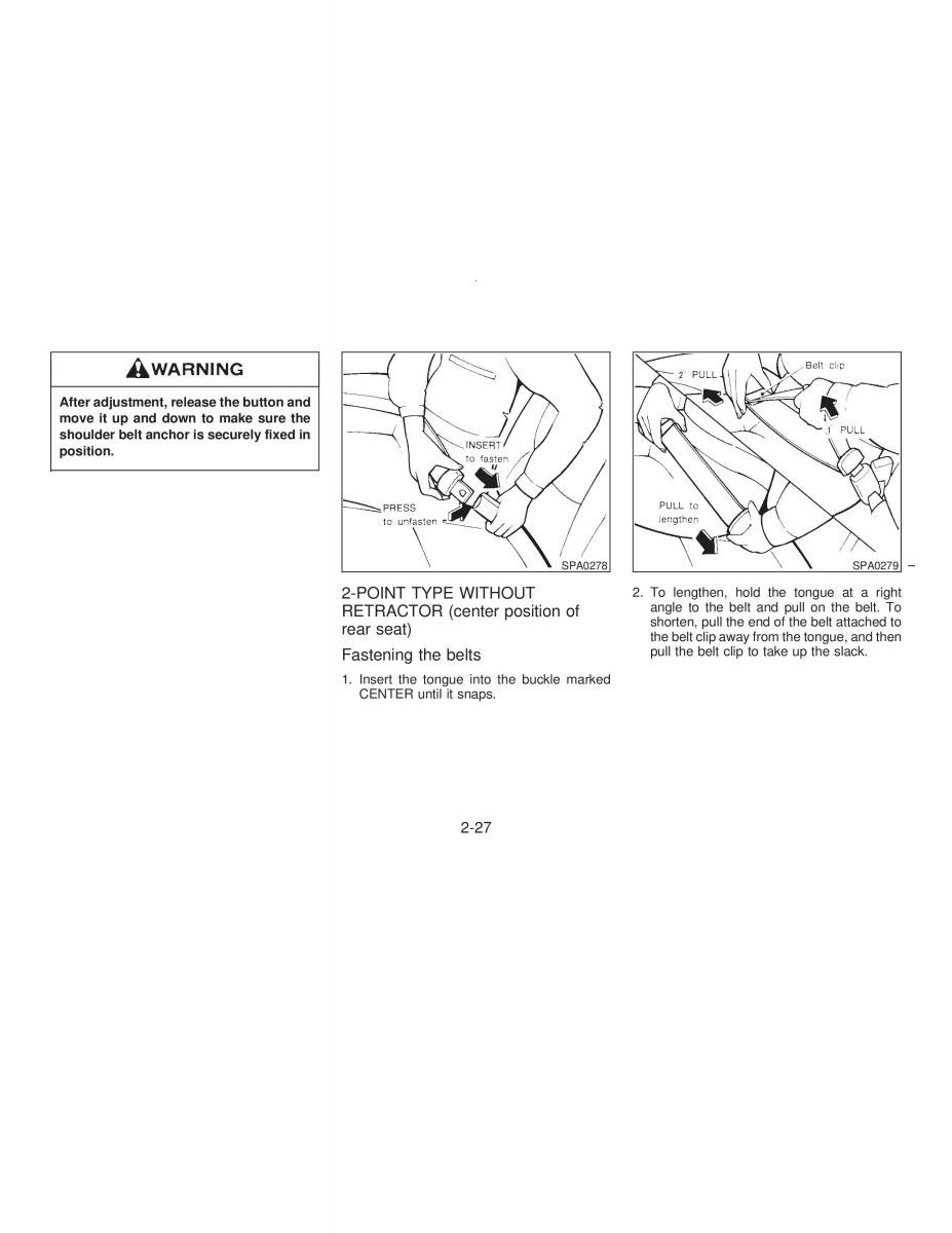 manual  Nissan Maxima IV 4 A32 Cefiro owners manual / page 56