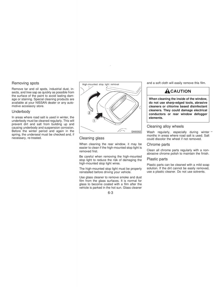 manual  Nissan Maxima IV 4 A32 Cefiro owners manual / page 124