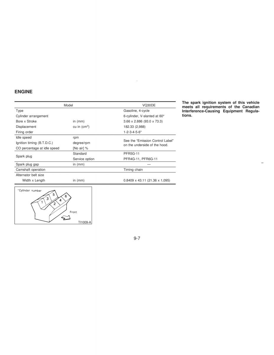 manual  Nissan Maxima IV 4 A32 Cefiro owners manual / page 178