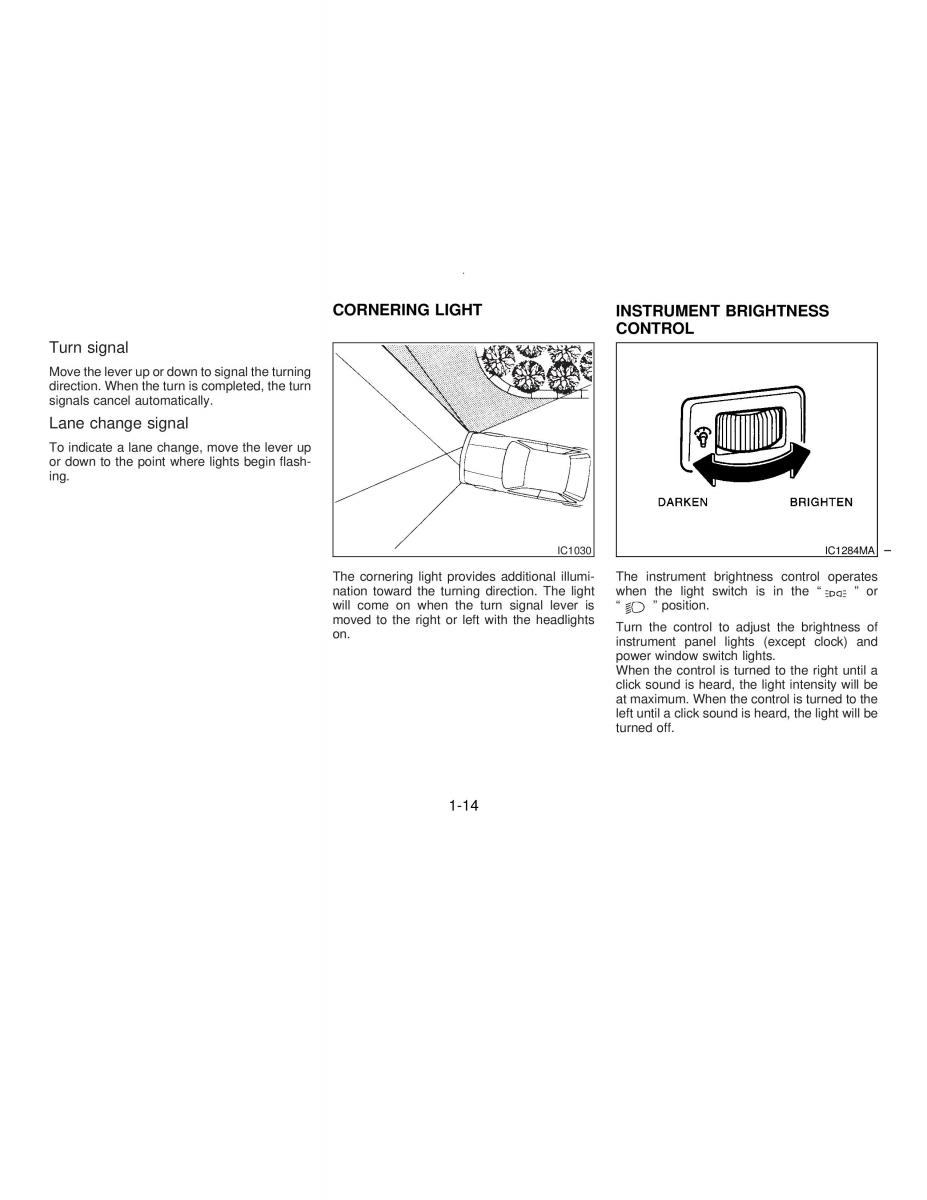 Nissan Maxima IV 4 A32 Cefiro owners manual / page 19