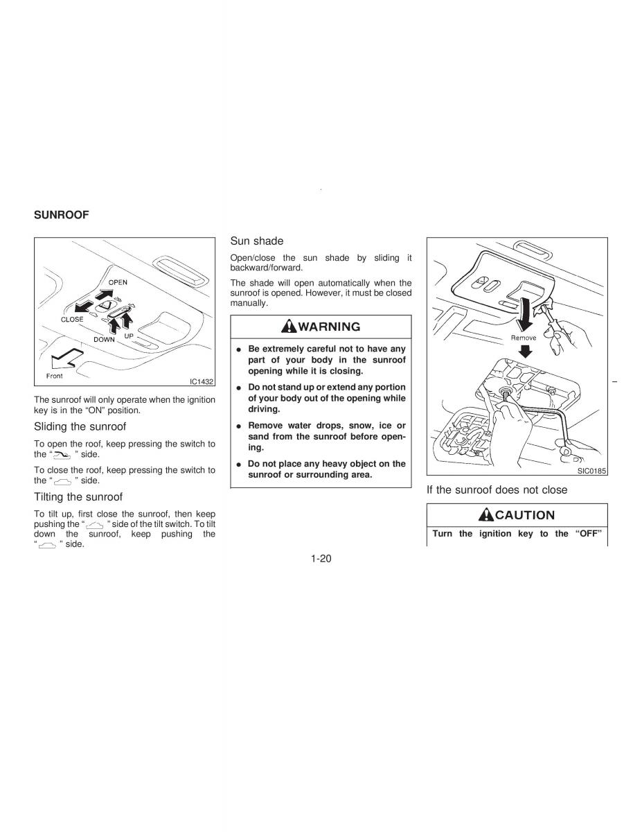 manual  Nissan Maxima IV 4 A32 Cefiro owners manual / page 25