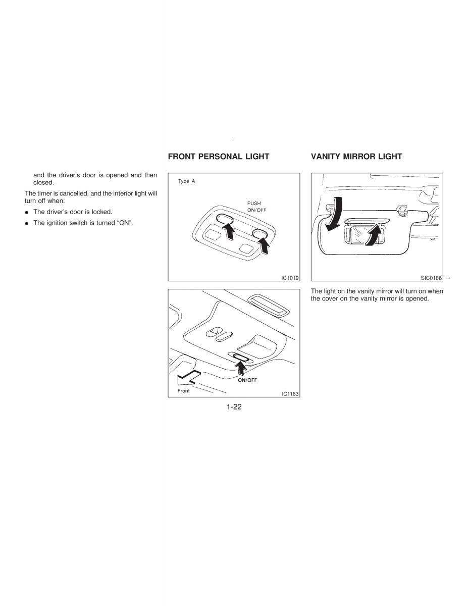 manual  Nissan Maxima IV 4 A32 Cefiro owners manual / page 27