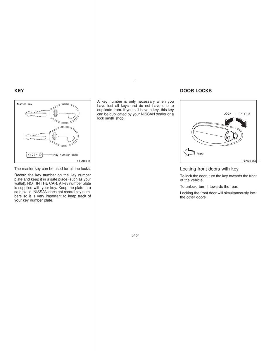 manual  Nissan Maxima IV 4 A32 Cefiro owners manual / page 31