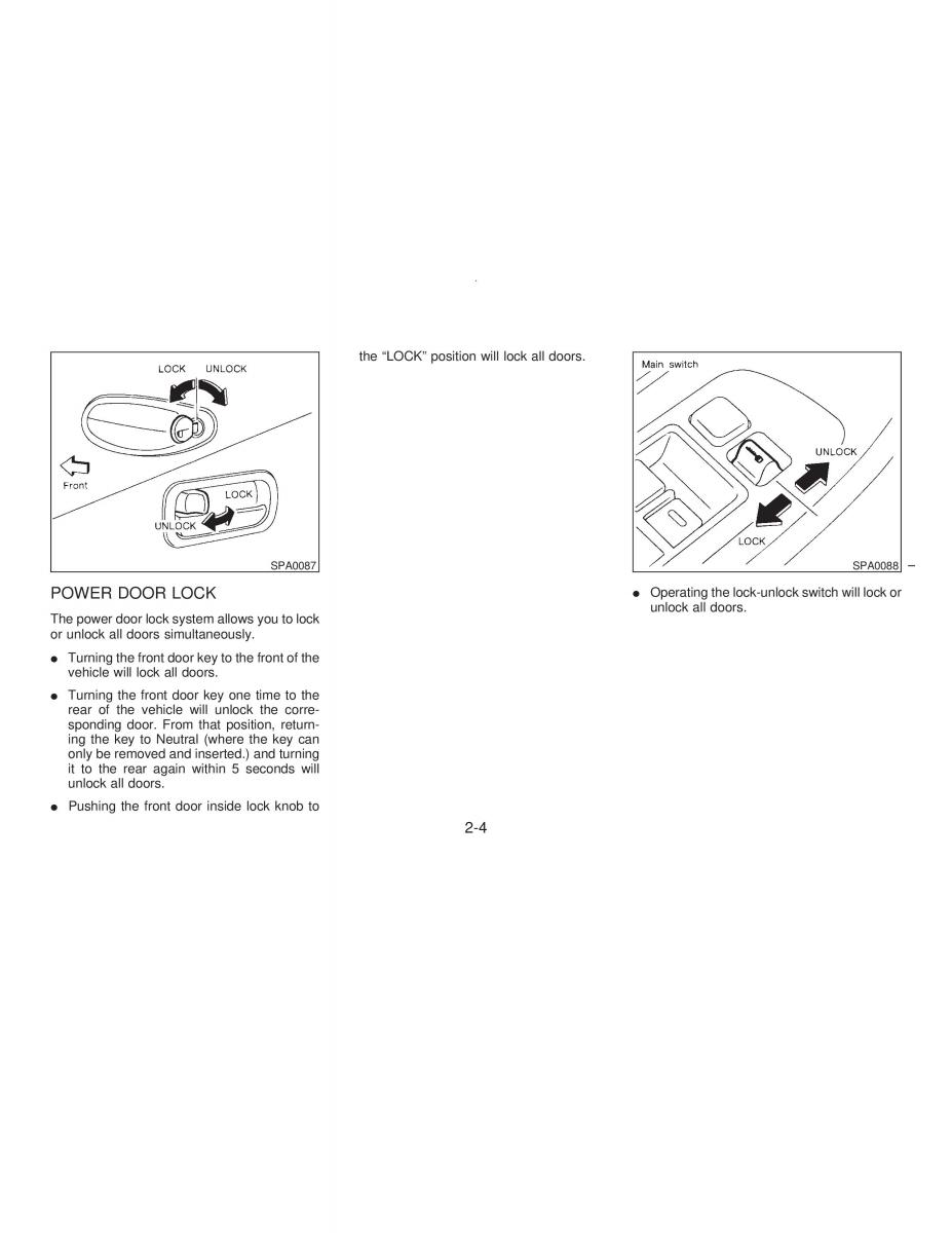 manual  Nissan Maxima IV 4 A32 Cefiro owners manual / page 33