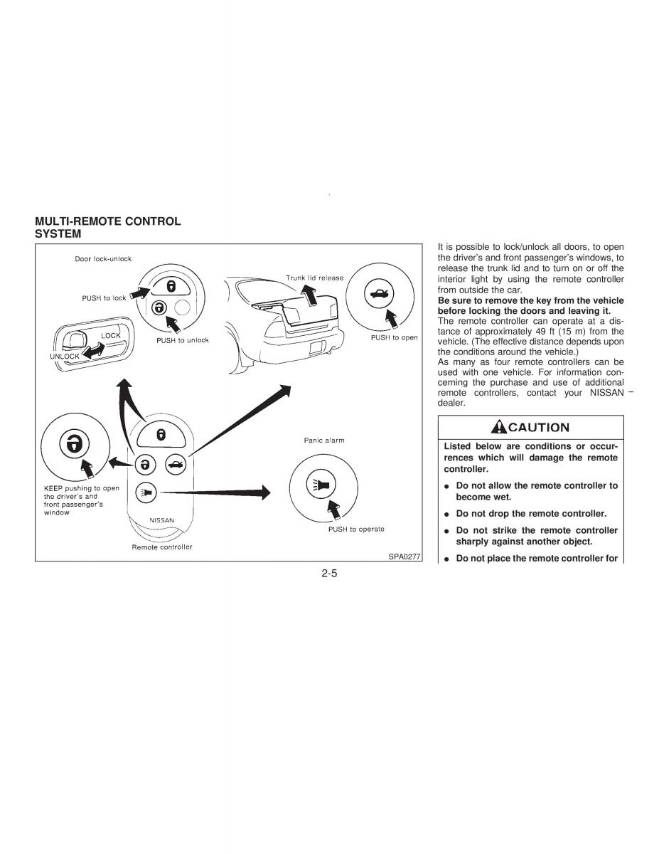 manual  Nissan Maxima IV 4 A32 Cefiro owners manual / page 34