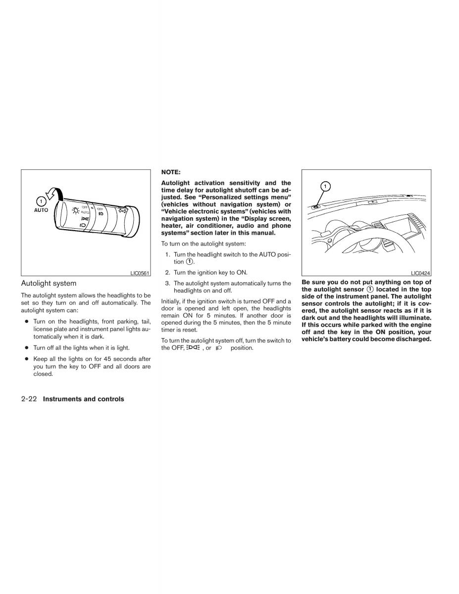 Nissan Maxima VI 6 A34 owners manual / page 90