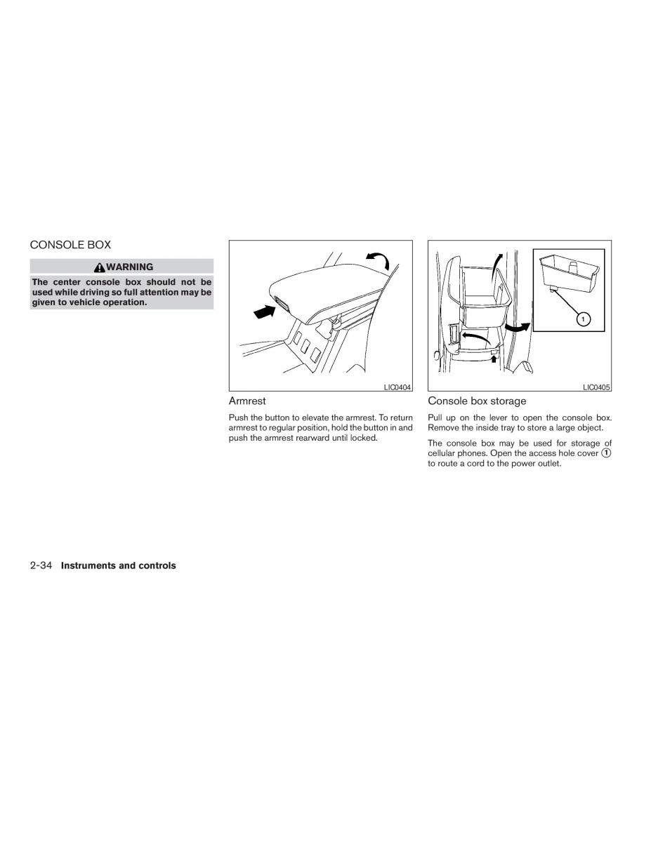 Nissan Maxima VI 6 A34 owners manual / page 102