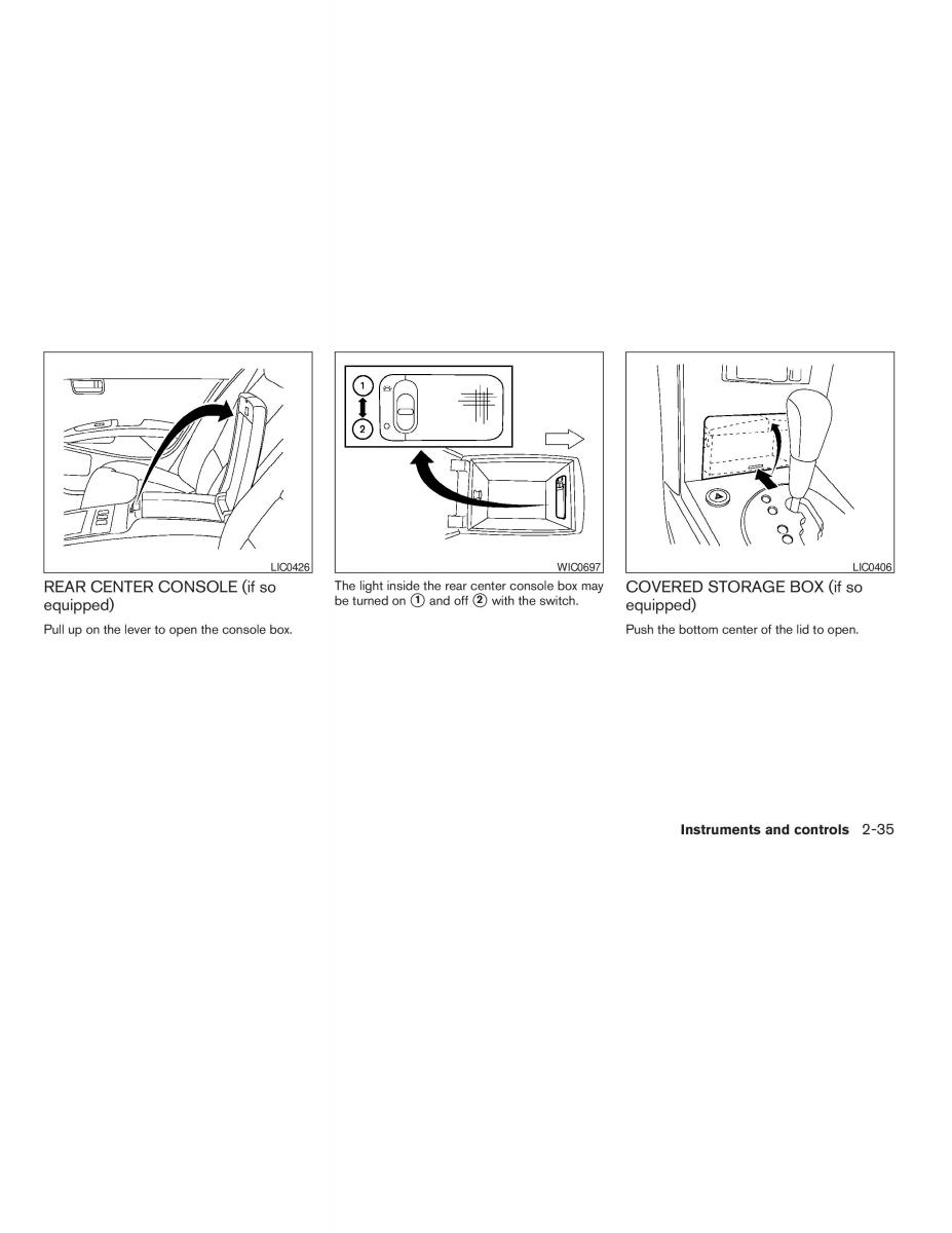 Nissan Maxima VI 6 A34 owners manual / page 103