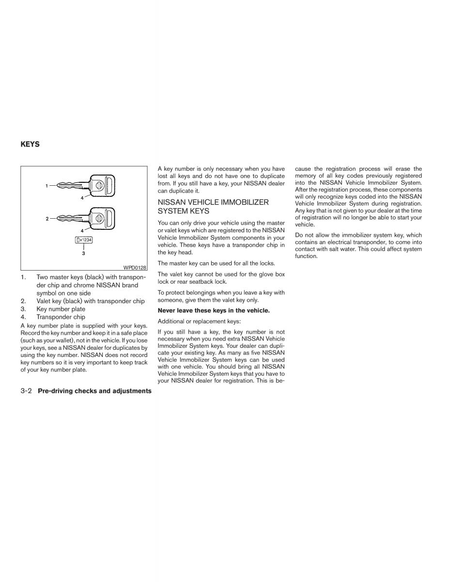 Nissan Maxima VI 6 A34 owners manual / page 118