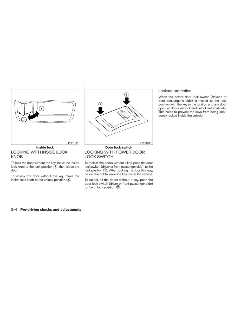 Nissan Maxima VI 6 A34 owners manual / page 120