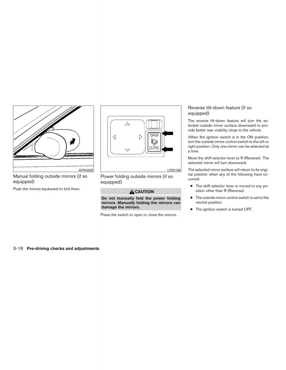 Nissan Maxima VI 6 A34 owners manual / page 134