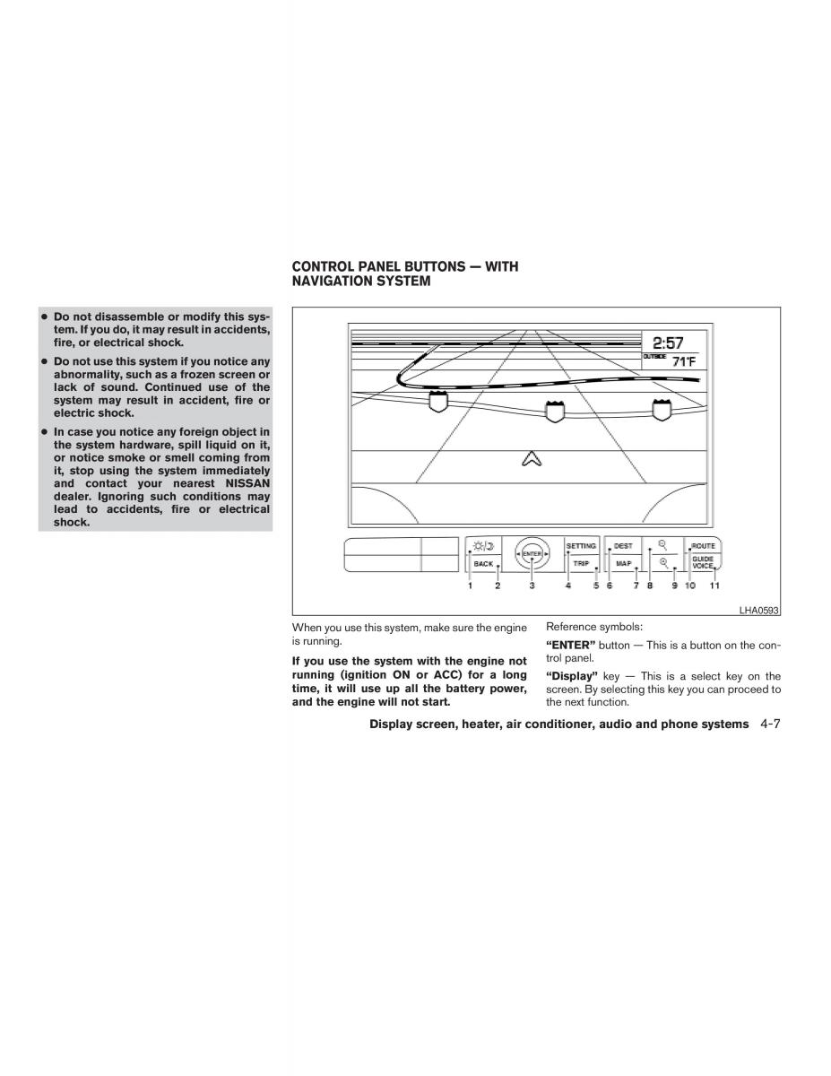 Nissan Maxima VI 6 A34 owners manual / page 145