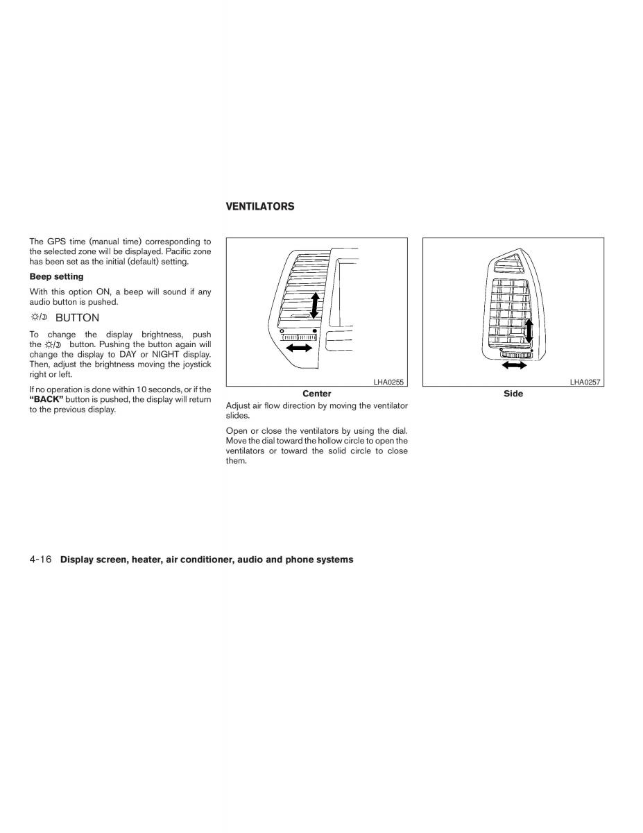 Nissan Maxima VI 6 A34 owners manual / page 154