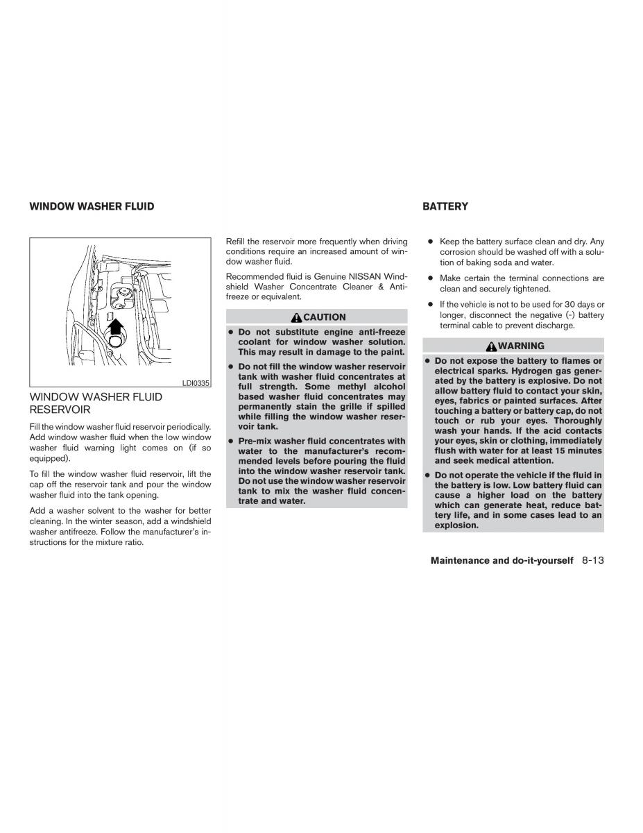 Nissan Maxima VI 6 A34 owners manual / page 243