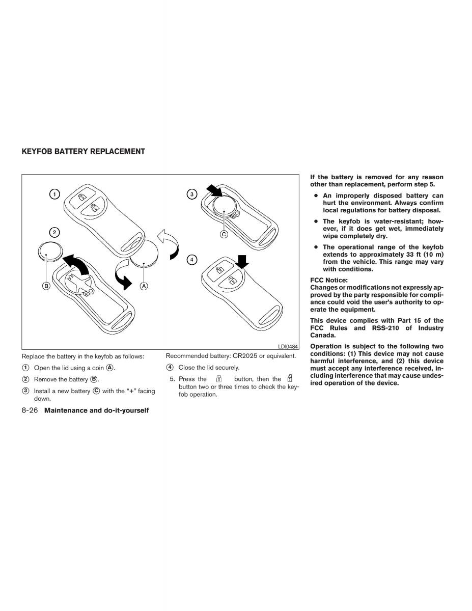 Nissan Maxima VI 6 A34 owners manual / page 256